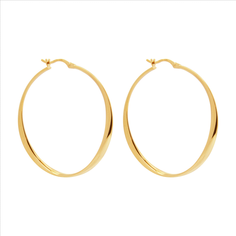 SS Gold Plated Hoop