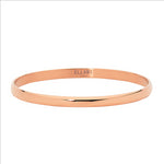 Stainless Steel Rose Gold Plated Bangle