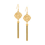 Stainless Steel Gold Plated Earrings