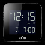 Braun LCD Alarm Clock Black